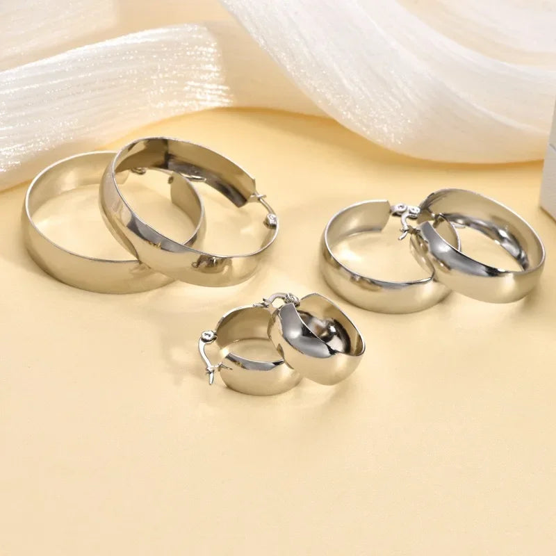 Brinco Argola Grande Prata