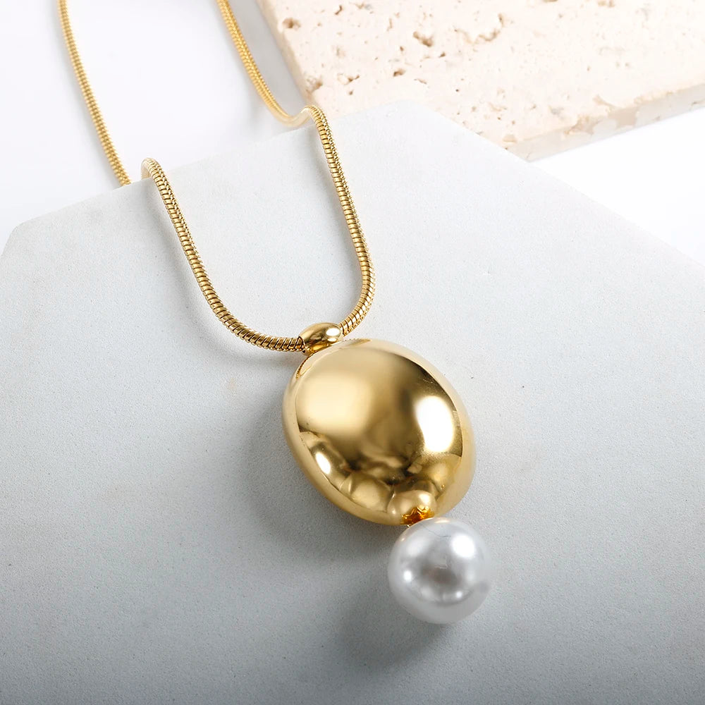 Colar Jolie Pérola Banhado em Ouro 18k