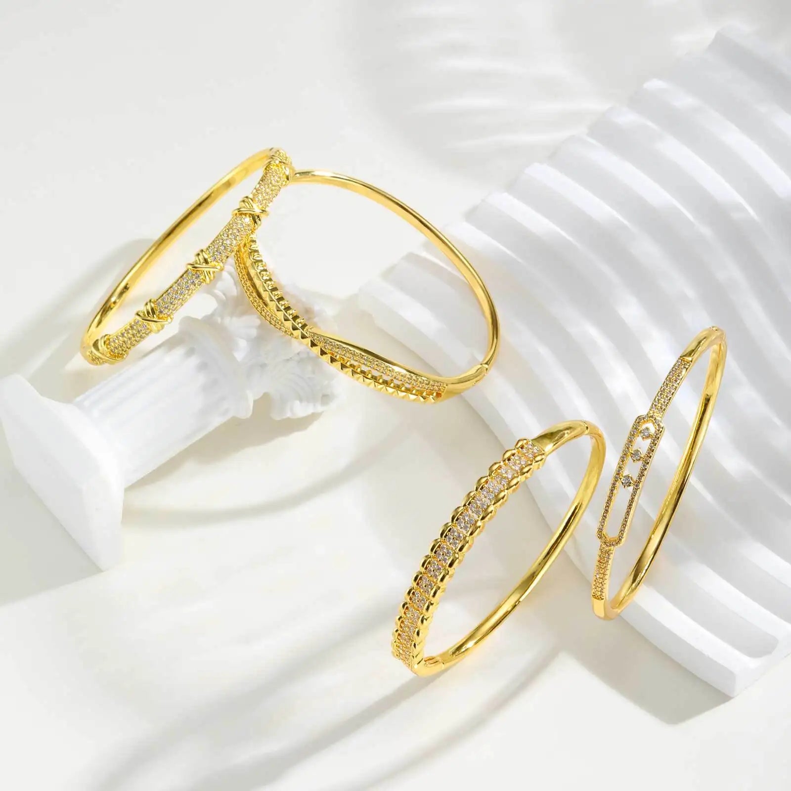 Bracelete Nisrine Banhado em Ouro 18k