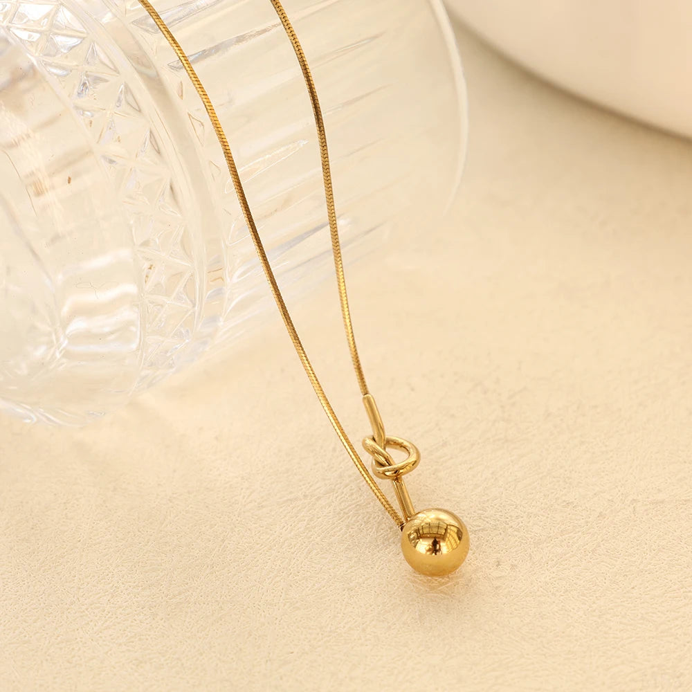 Colar Elemento Banhado em Ouro 18k