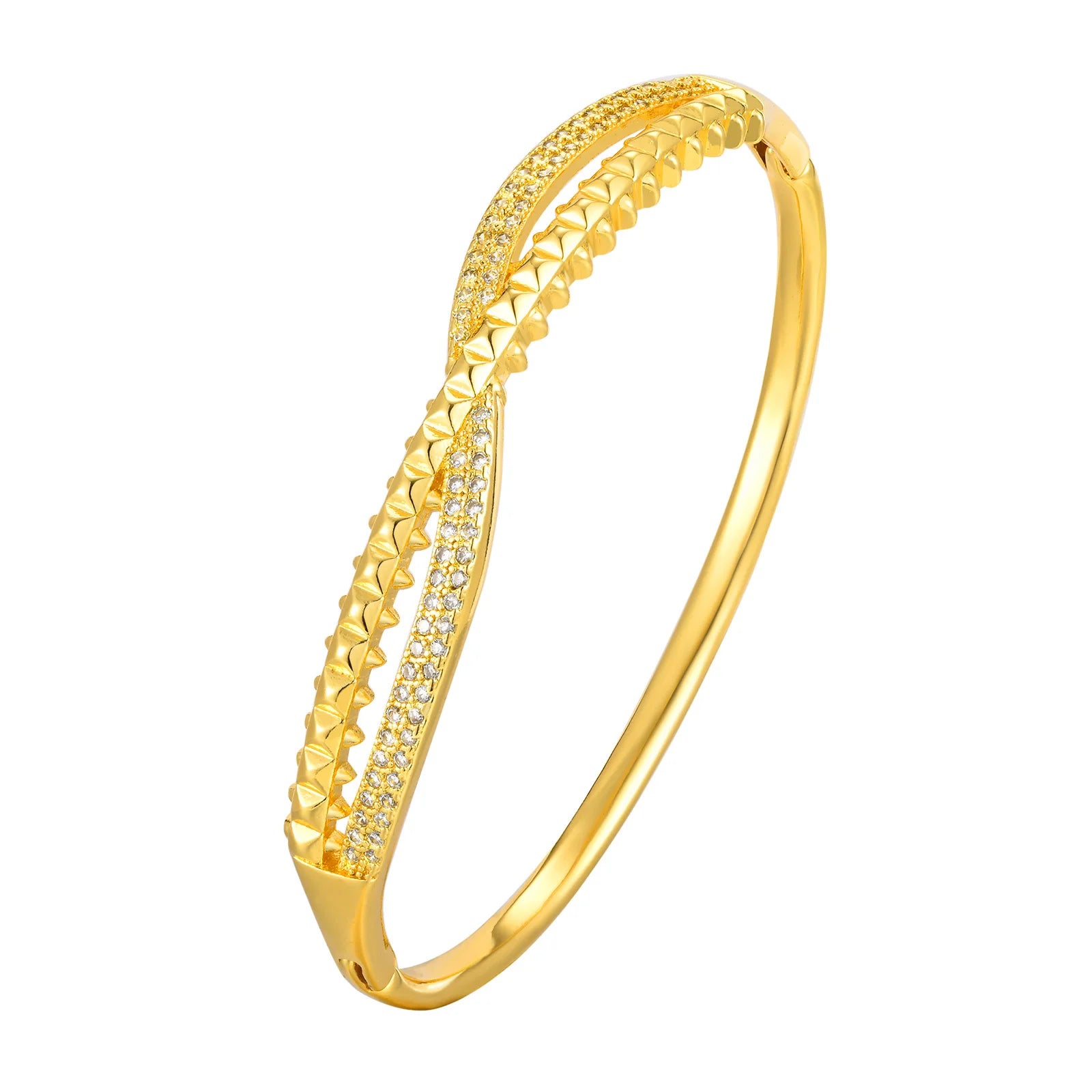 Bracelete Nisrine Banhado em Ouro 18k