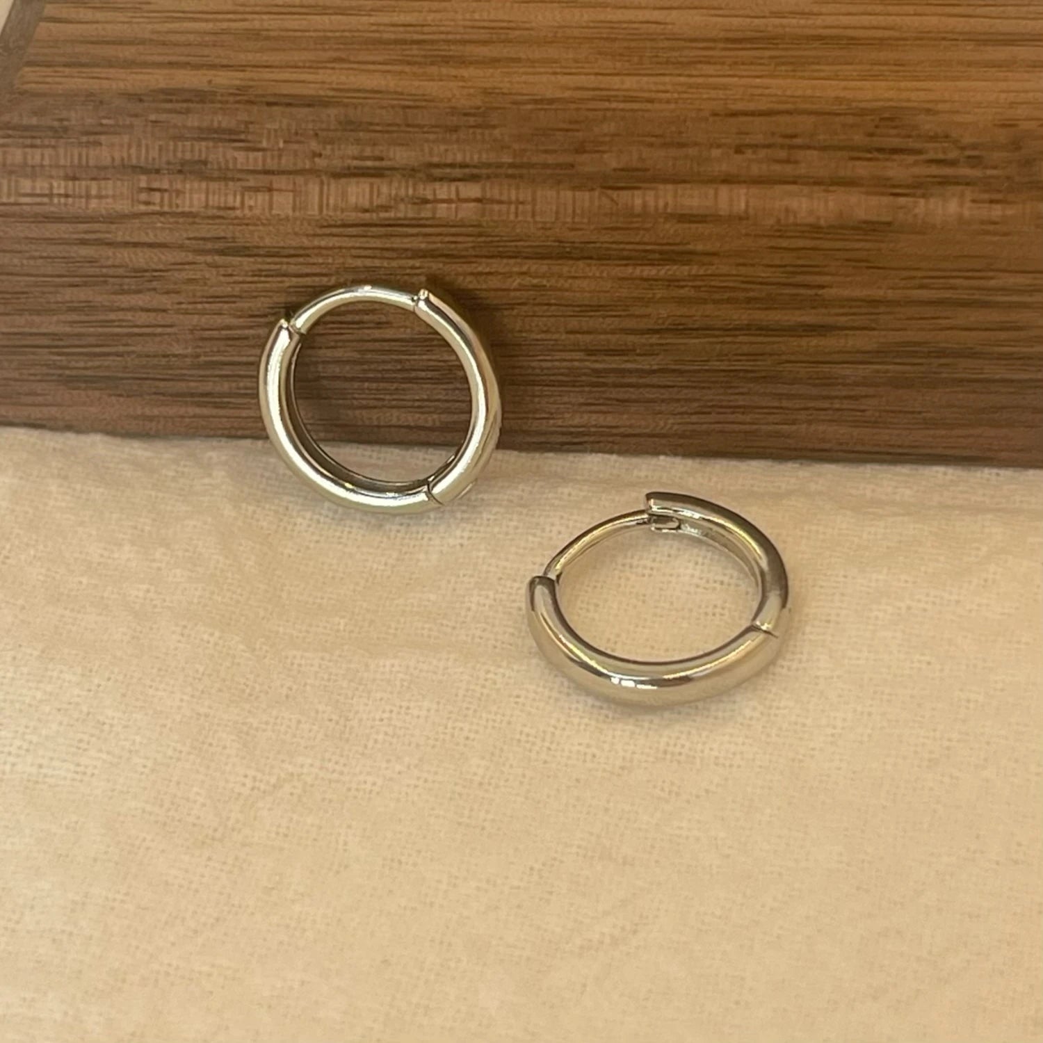 Brinco Argola Minimalista Prata