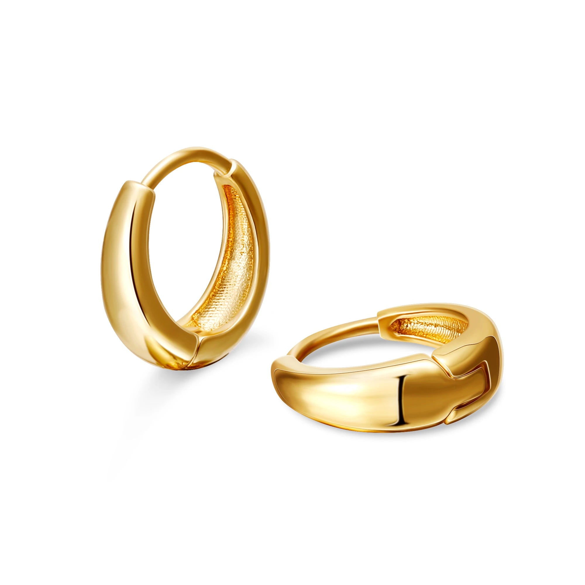 Brinco Santorini Elegante Banhado em Ouro 18k